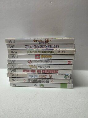 Wii Games Lot 10 Games Various Conditions Check Photos